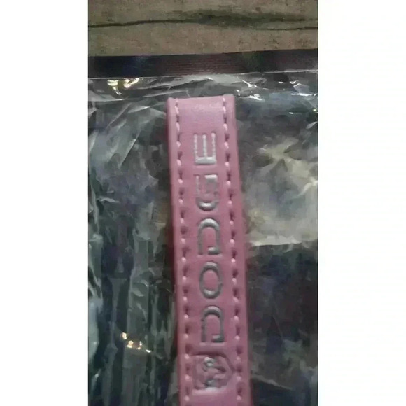 Dodge Ram Pink Leather Keychain Lanyard Horseshoe Buckle (New) - Picture 5 of 10